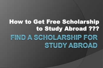 How To Get Scholarships For Study Abroad